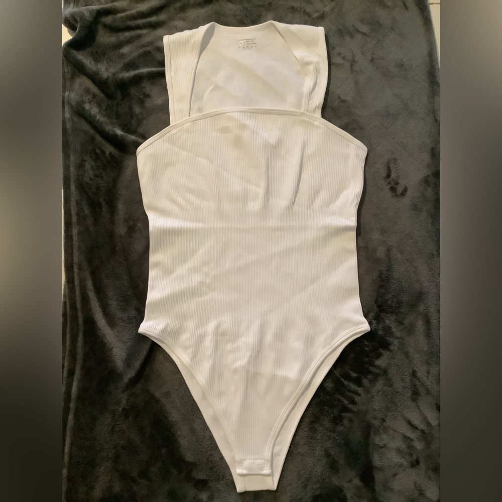 OQQ ribbed bodysuit